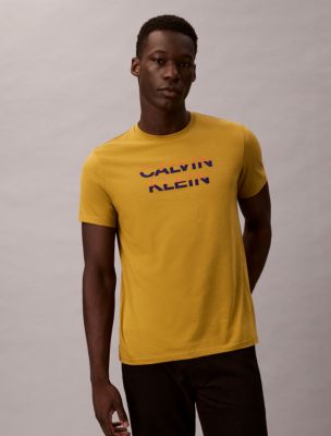 Combined Logo Graphic Classic T-Shirt , Dried Tobacco