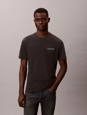 Geometric Graphic Classic T-Shirt, Pirate Black