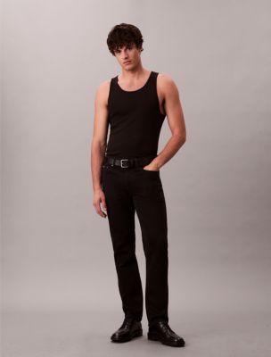 Slim Straight Fit Jeans, Jaguar Black