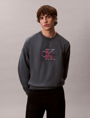 Premium Terry Monologo Relaxed Sweatshirt, Harlem Night Blue
