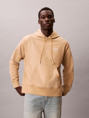 Premium Fleece Matchbox Logo Graphic Hoodie, Dark Barley