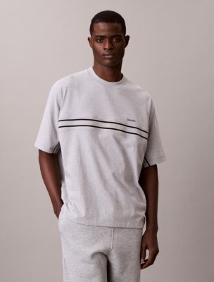 Stripe Relaxed T-Shirt, Heroic Grey Htr