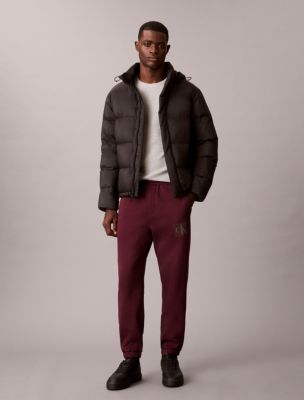 Fleece Layered Monogram Graphic Sweatpants, Wine Tasting