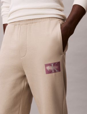 Мужские брюки Calvin Klein Fleece Monogram Graphic Joggers — фото 2