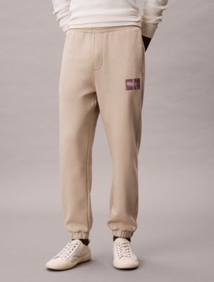 Мужские брюки Calvin Klein Fleece Monogram Graphic Joggers — фото 3