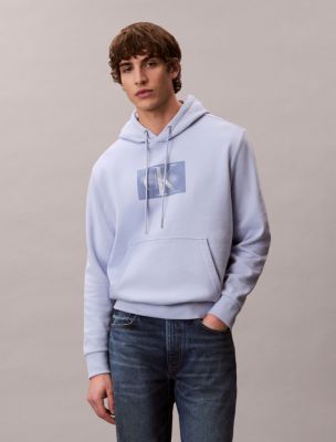 Fleece Metallic Monogram Graphic Hoodie