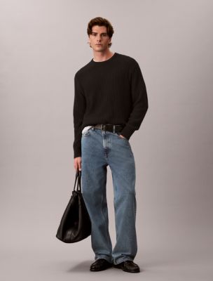 Мужские свитеры Calvin Klein Cotton Tuck Stitch Sweater — фото 2