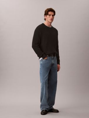 Мужские свитеры Calvin Klein Cotton Tuck Stitch Sweater — фото 5