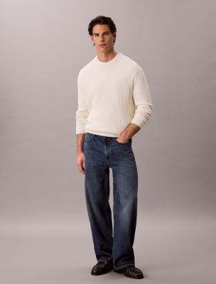 Cotton Tuck Stitch Sweater - thumbnail 4