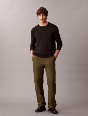 90s Straight Workwear Pants, Fatigue
