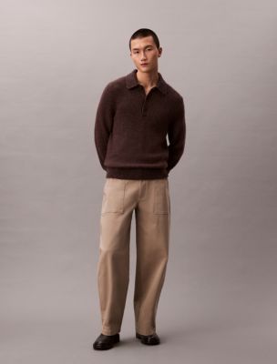 Utility Barrel Chino Pants, Vintage Khaki