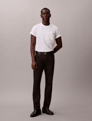 Slim Straight Jeans, Classic Blue Black