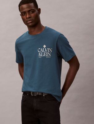 Roses Logo Graphic Relaxed T-Shirt, Navy Teal 