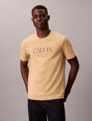 Calvin Graphic Classic T-Shirt, Dark Barley