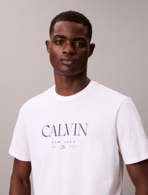 Calvin Graphic Classic T-Shirt, Brilliant White