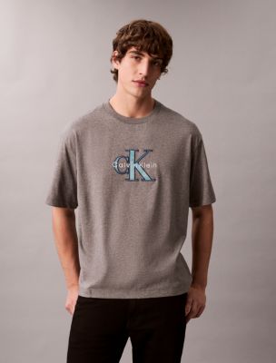 Monologo Relaxed T-Shirt, Med Grey Htr