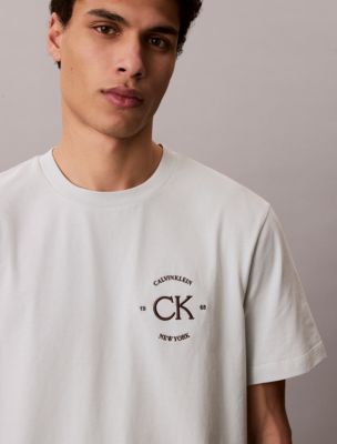 Мужские футболки Calvin Klein Logo Circle Graphic Classic T-Shirt — фото 2