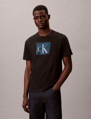 Monogram Overlap Graphic Classic T-Shirt, Black