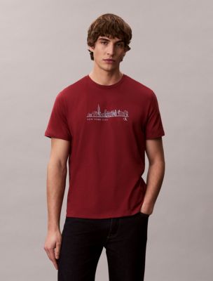 City Skyline Graphic Classic T-Shirt, Berry Blush