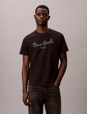 New York Logo Graphic Classic T-Shirt, Black
