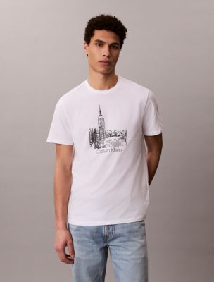 City Graphic Classic T-Shirt, Bright White