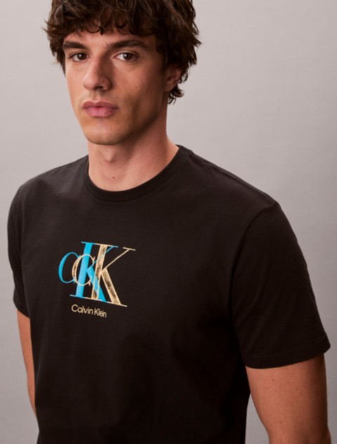 Мужские футболки Calvin Klein Double Monogram Graphic Classic T-Shirt
