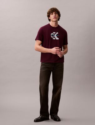 Dimensional Monologo Graphic Classic T-Shirt, Passion Plum 