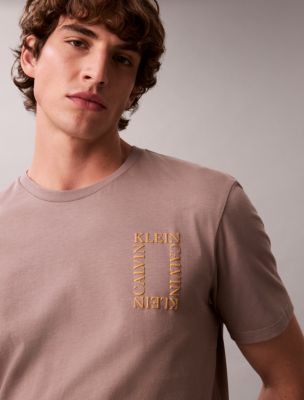 Square Logo Graphic Relaxed T-Shirt, Muddy Brown