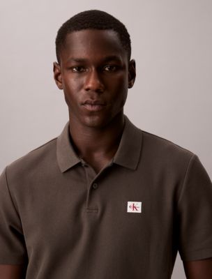 Woven Monologo Classic Polo Shirt - thumbnail 4