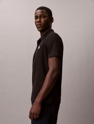 Мужские рубашки Calvin Klein Woven Monologo Classic Polo Shirt — фото 4