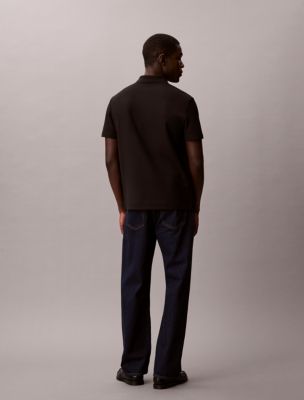 Мужские рубашки Calvin Klein Woven Monologo Classic Polo Shirt — фото 5