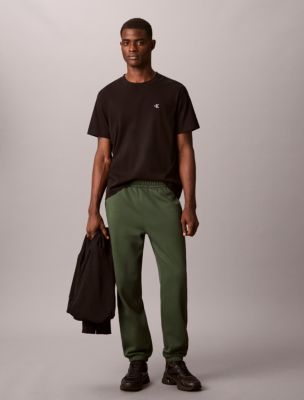 Monogram Fleece Joggers, Sycamore