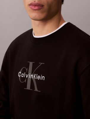Мужские худи Calvin Klein Monologo Fleece Sweatshirt — фото 2