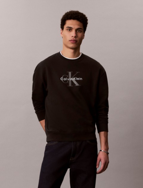 Мужские худи Calvin Klein Monologo Fleece Sweatshirt