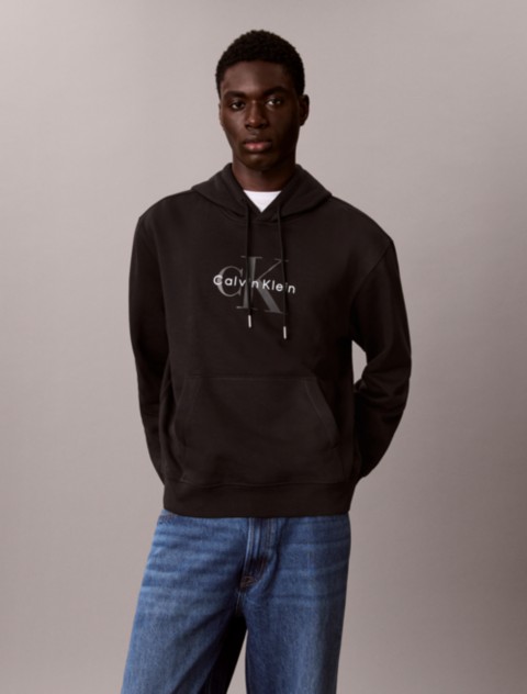 Мужские худи Calvin Klein Monologo Fleece