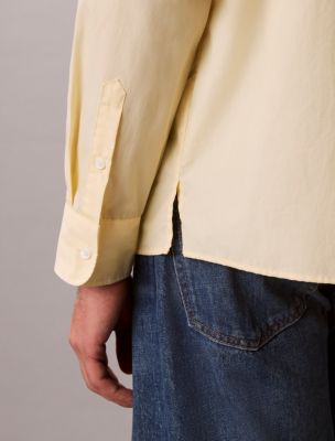 Мужские рубашки Calvin Klein Washed Poplin Relaxed Button-Down Shirt — фото 6