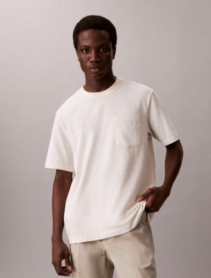 Cotton Blend Relaxed T-Shirt, Tofu