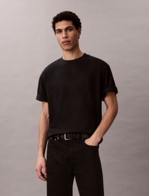 Tonal Monogram Relaxed T-Shirt, Black