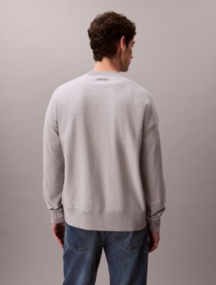 Мужские худи Calvin Klein Heritage Classic Terry Relaxed Sweatshirt — фото 5