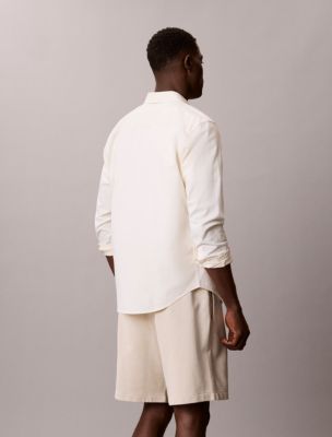 Мужские шорты Calvin Klein Terry Logo Graphic Pull-On, цвет: Белый — фото 3