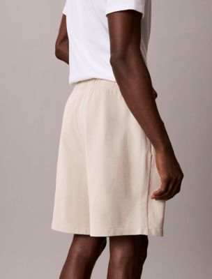 Мужские шорты Calvin Klein Terry Logo Graphic Pull-On, цвет: Белый — фото 4
