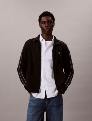 Logo Tape Terry Jacket, Black