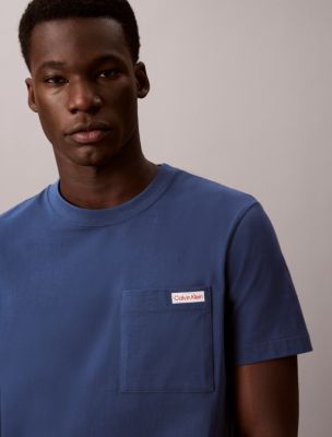 Мужские футболки Calvin Klein Cotton Jersey Pocket Easy Tee — фото 2