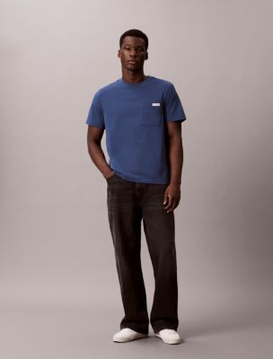 Мужские футболки Calvin Klein Cotton Jersey Pocket Easy Tee — фото 3