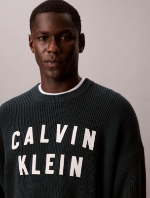 Мужские свитеры Calvin Klein Varsity Logo Graphic Relaxed Sweater — фото 2