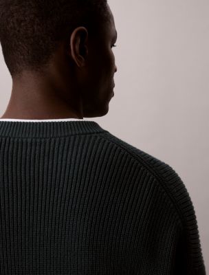 Мужские свитеры Calvin Klein Varsity Logo Graphic Relaxed Sweater — фото 4