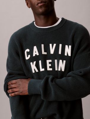 Мужские свитеры Calvin Klein Varsity Logo Graphic Relaxed Sweater — фото 6