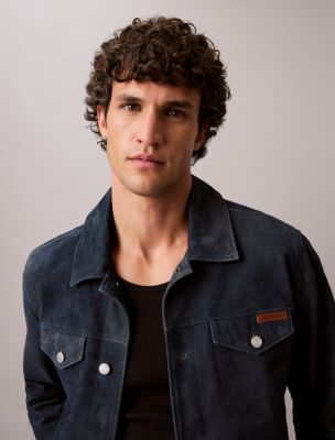 Мужские куртки Calvin Klein 90s Suede Trucker Jacket — фото 3