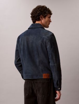 Мужские куртки Calvin Klein 90s Suede Trucker Jacket — фото 5