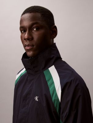 Nylon Colorblock Track Jacket | Calvin Klein® USA